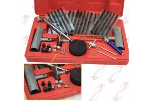  New Auto 50Pc Tire Repair Road Side Punctured Tool Plug Patch Kit